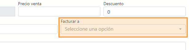 Facturar a en EasyPier
