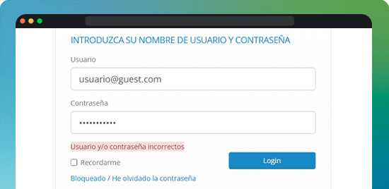 cambio de contraseña