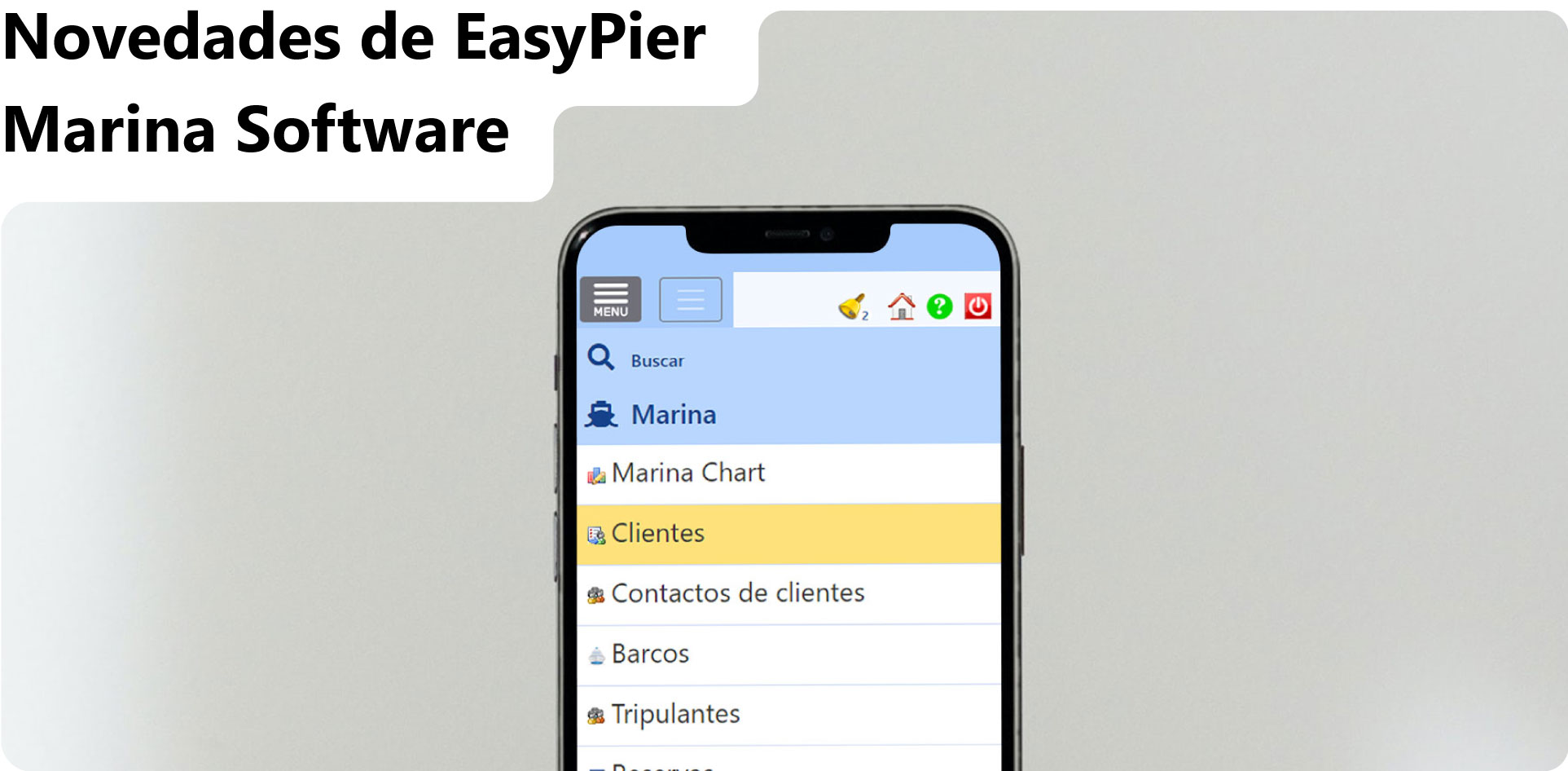 Encabezado con pantalla de EasyPier App