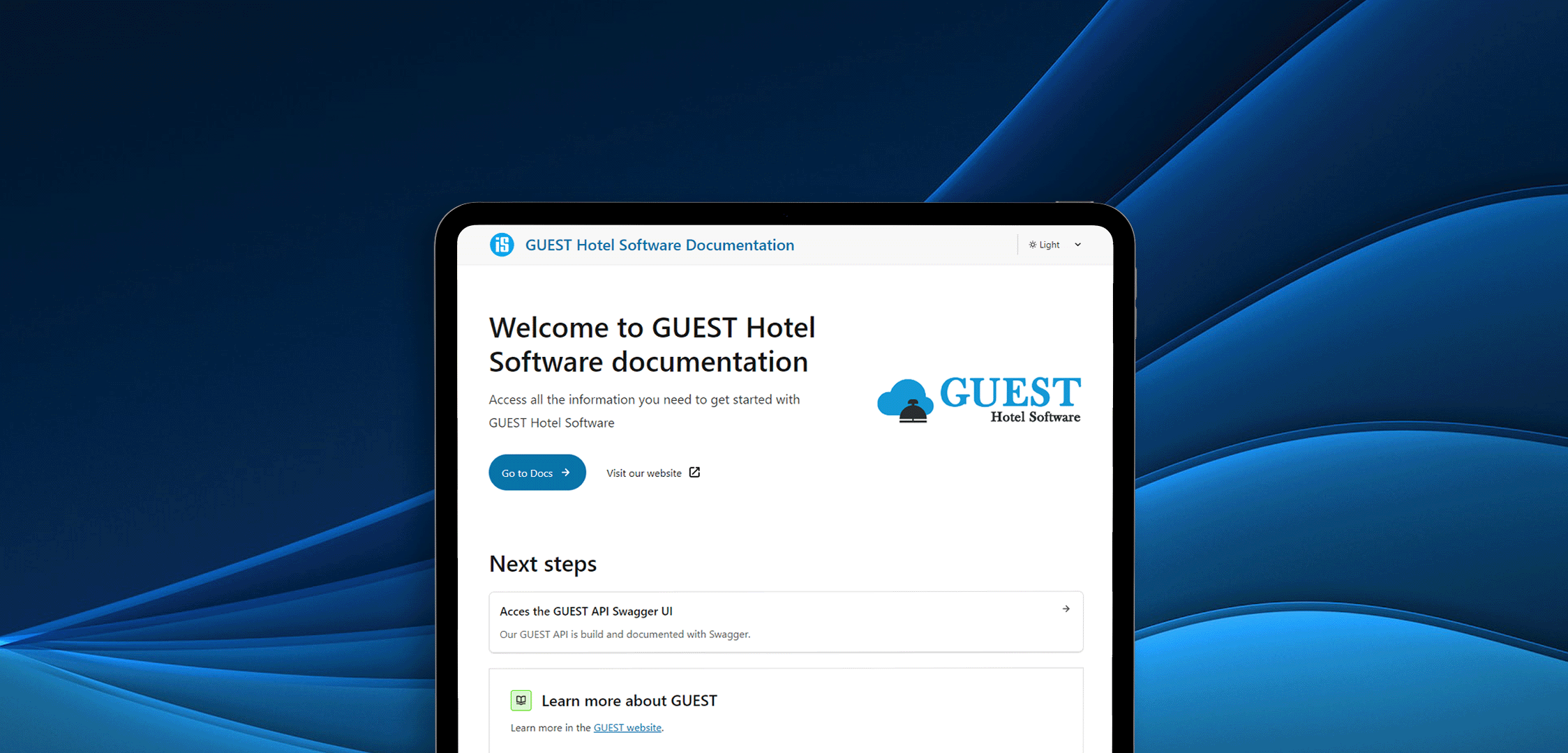 GUEST Hotel Software API (Application Programming Interface)